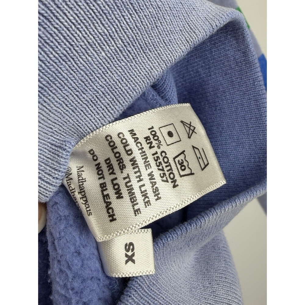Madhappy Hoodie Womens XS Purple Lavender So Sorry No Wifi Graphic Streetwear - Picture 5 of 10